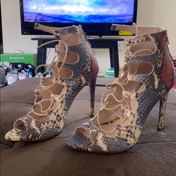Zara snakeskin heels - Picture 2 of 4